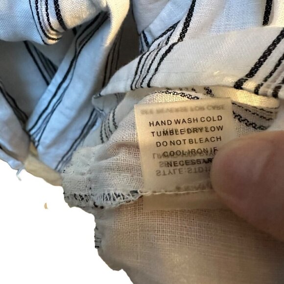 Annabelle The Collection 100% Linen Dress Striped Layered Women's Size XS - Picture 10 of 10